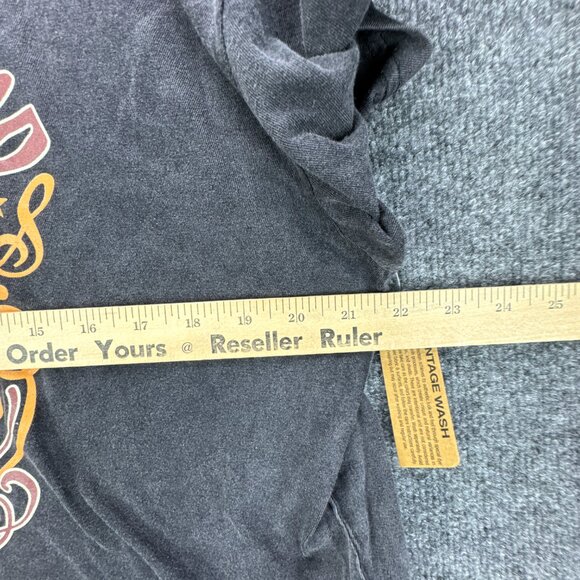 Cowboys Country‎ Music Graphic Tee Extra Large Cropped Boxy Black Western Rodeo - Picture 8 of 8